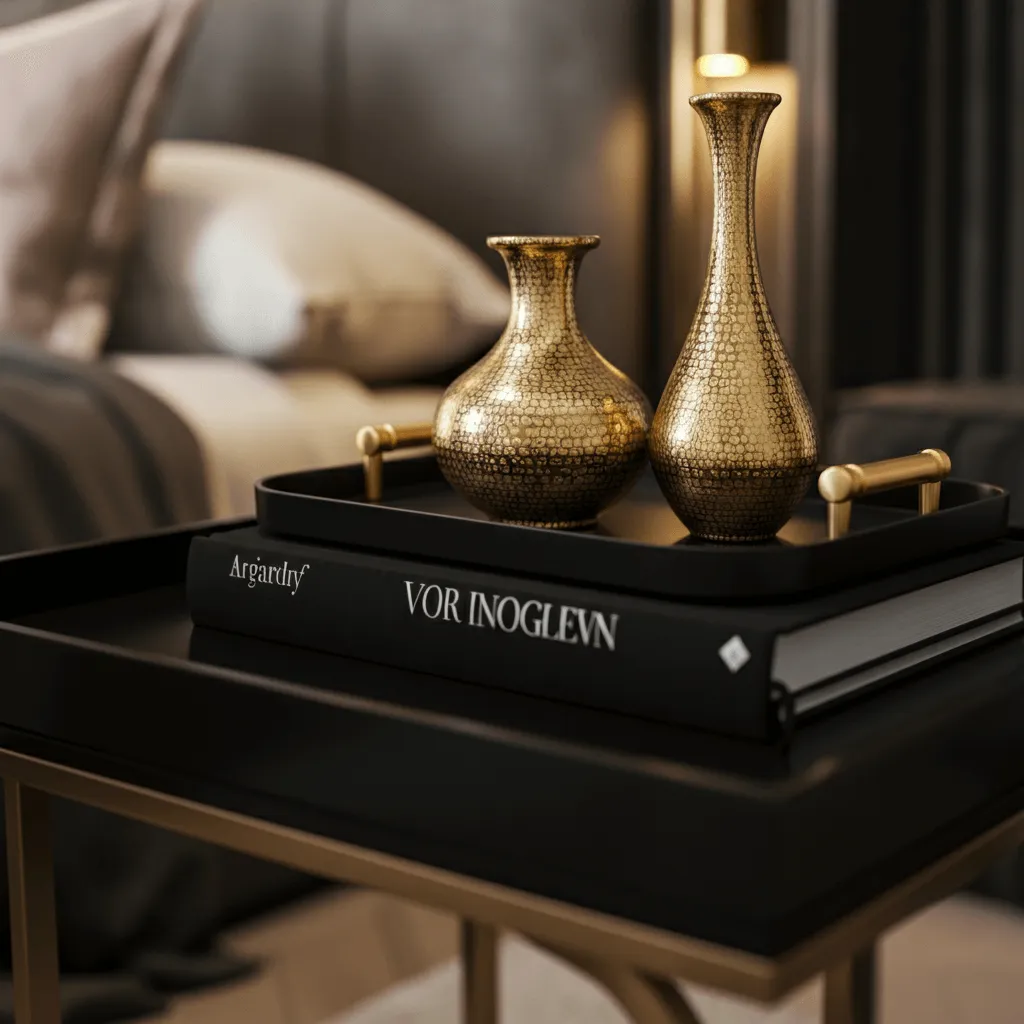 10 Black and Gold Bedroom Decors to Elevate Your Space 11 Golden Tableware and Accessories