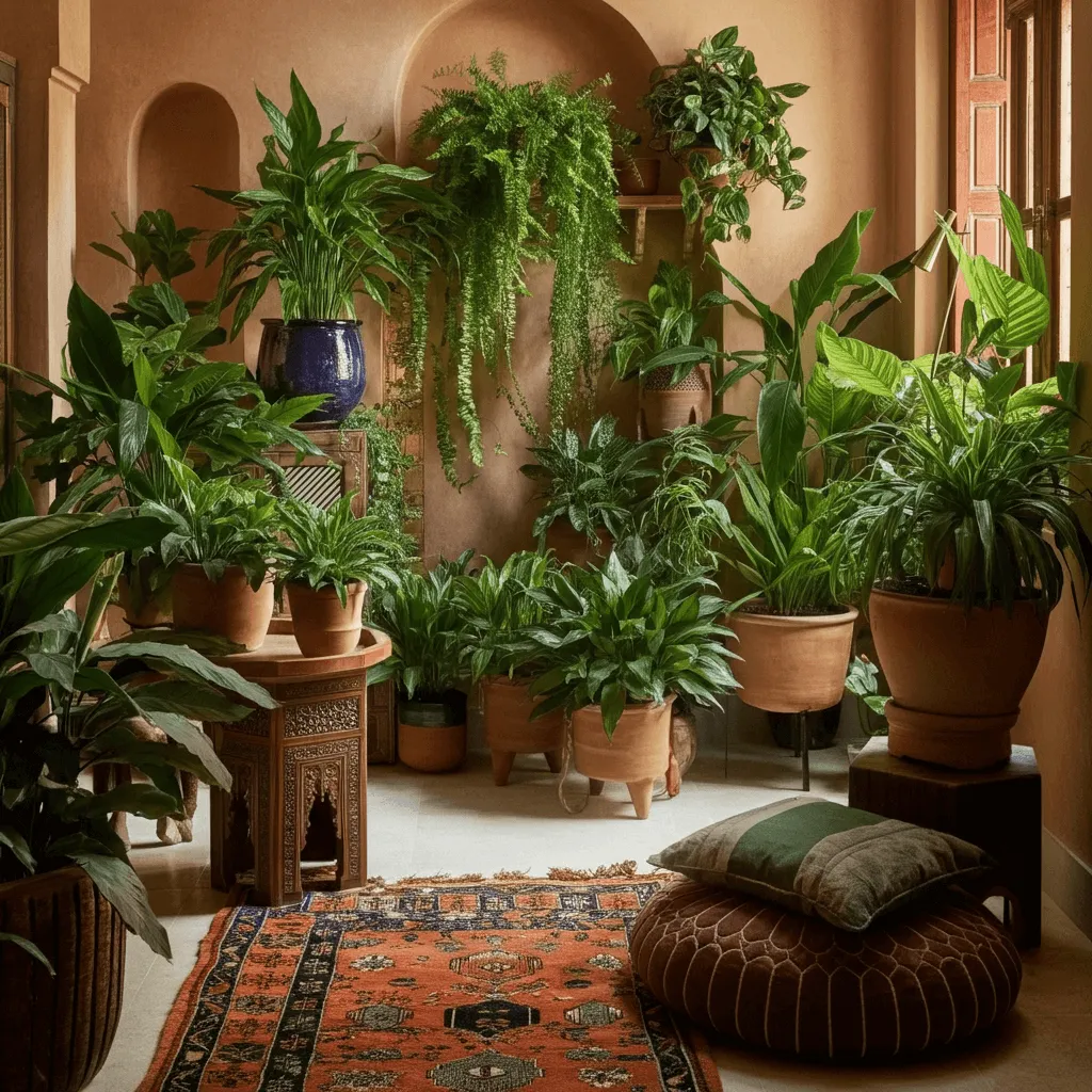 Greenery with Moroccan Planters