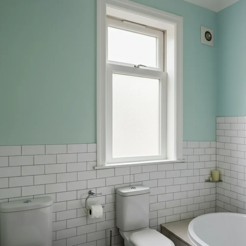 Half-Wall Tiling Design