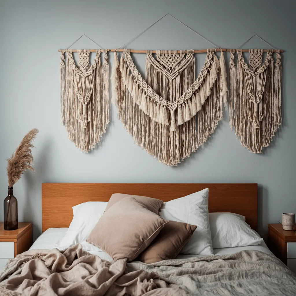 Handmade Fabric Wall Hanging