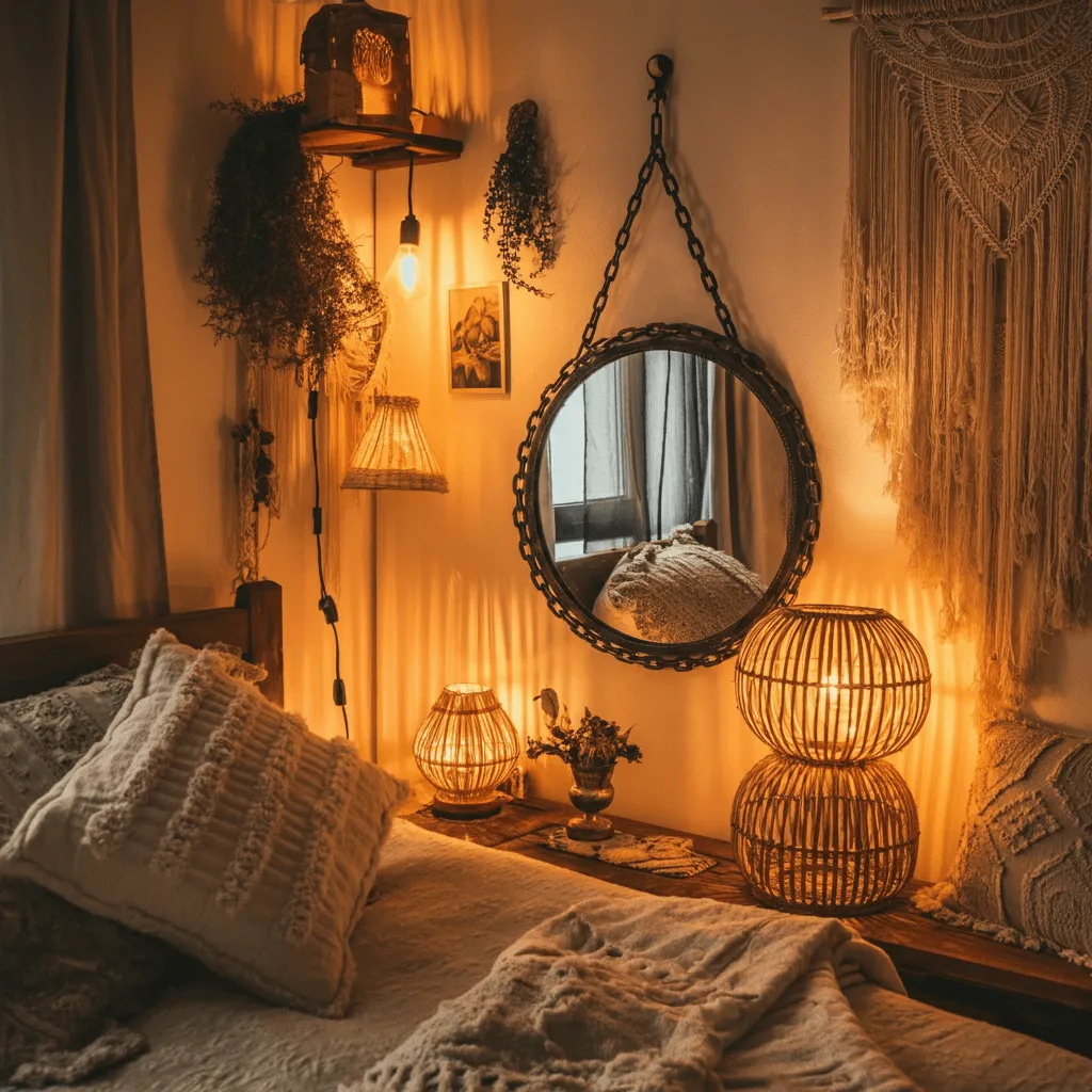 Hanging Mirror Decor