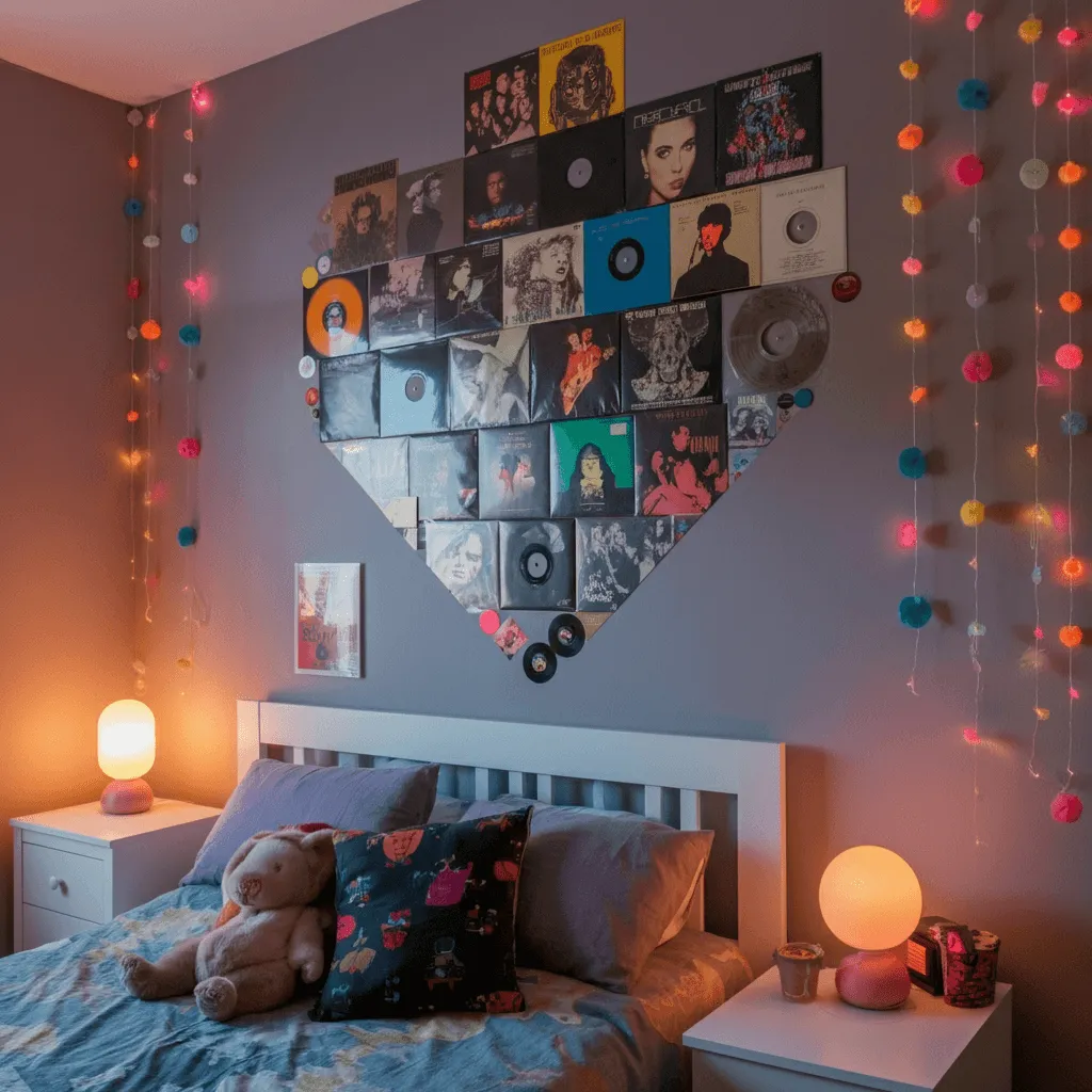Heart-Shaped Album Arrangement