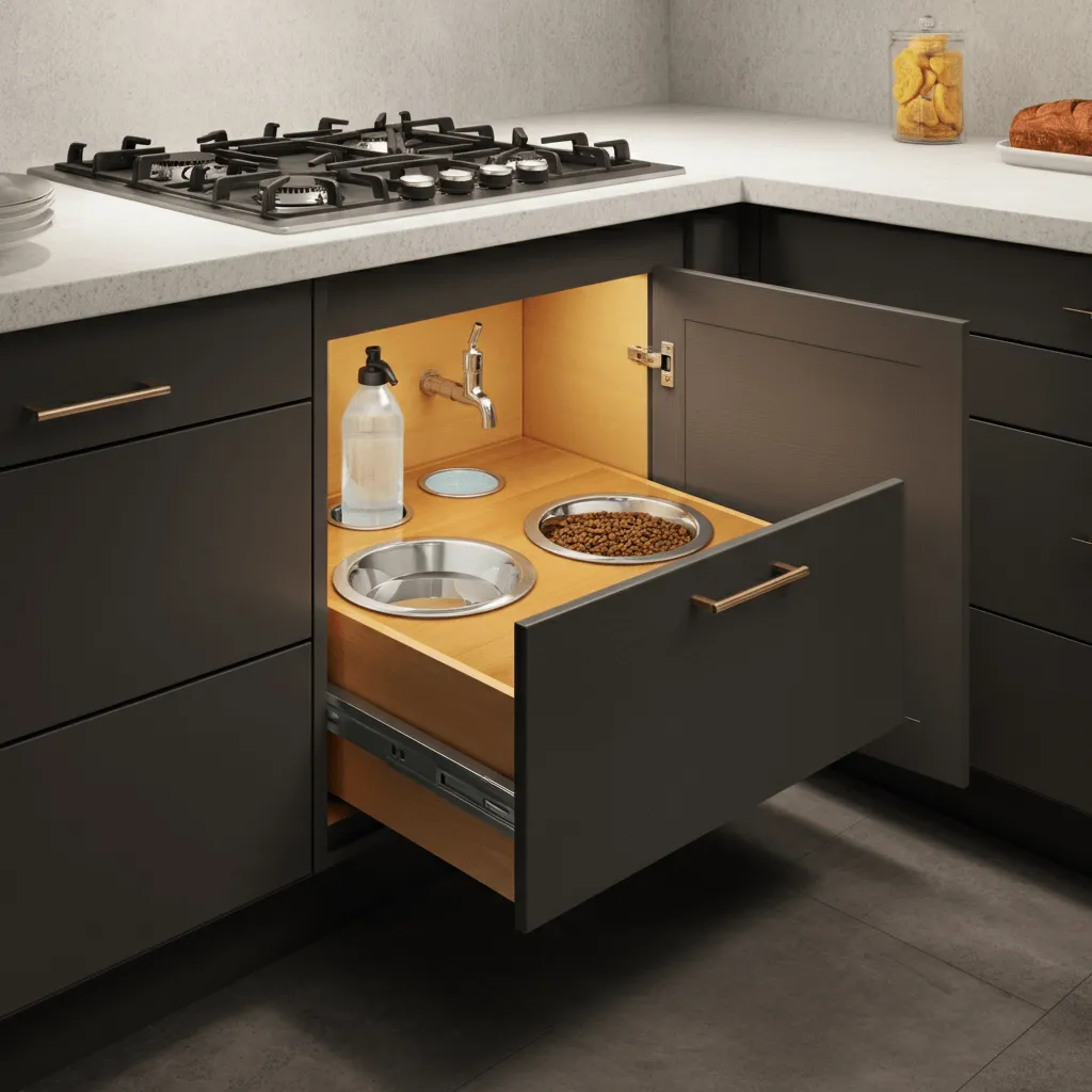 Hidden Food and Water Station