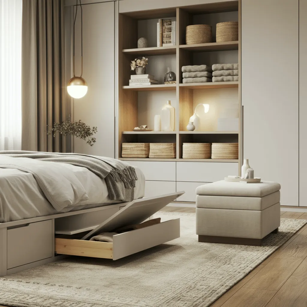 14 Zen Bedroom Decor Ideas for a Serene Sanctuary 12 Hidden Storage Bedroom