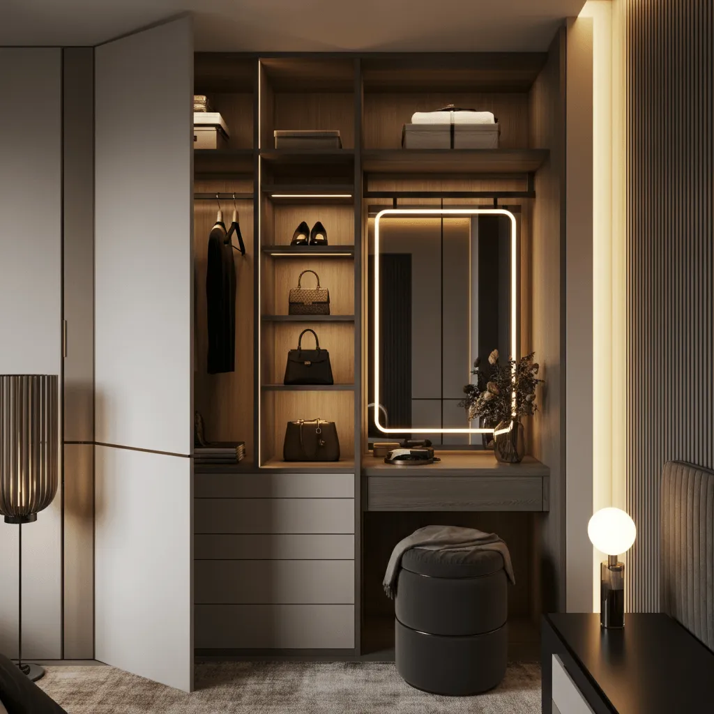15 Inspiring Bedroom Built-in Wardrobe Designs for Modern Homes 10 Hidden Walk-In Wardrobe