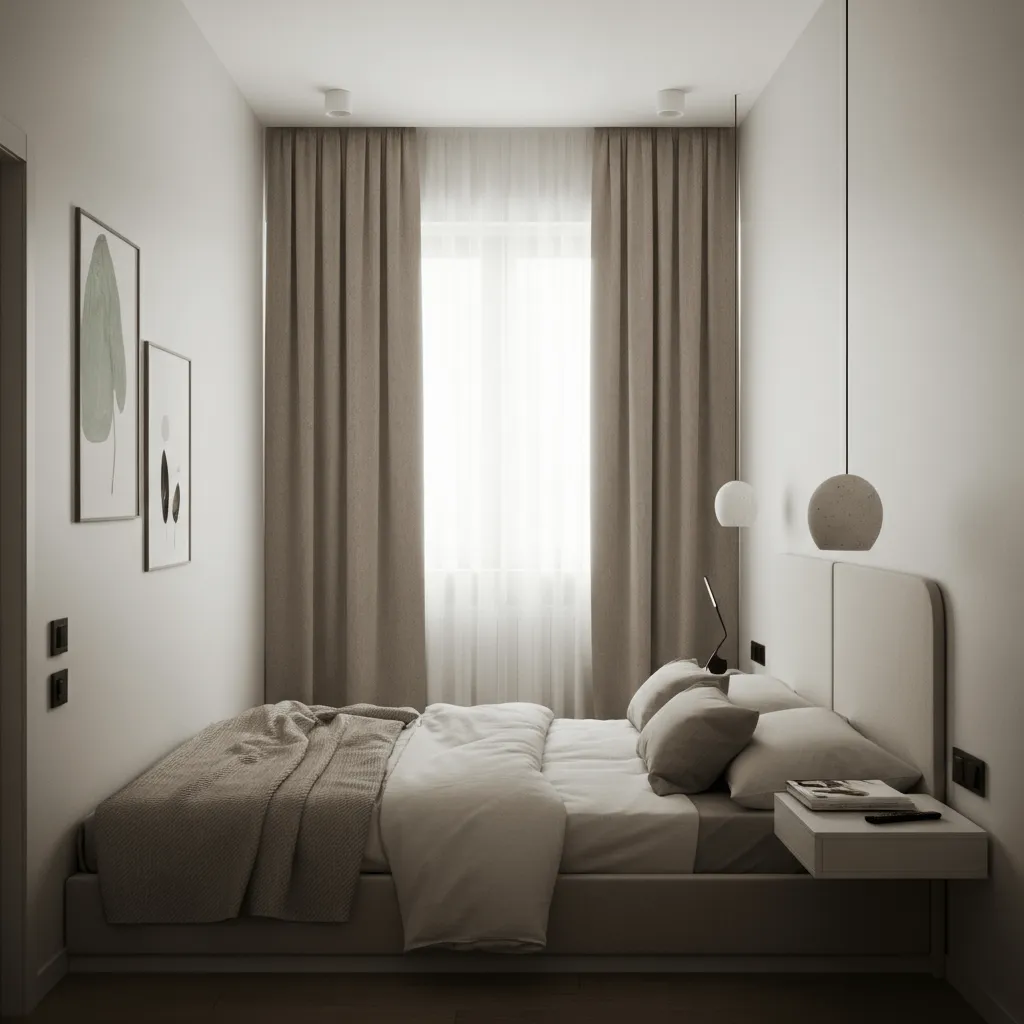 High Curtains Bedroom