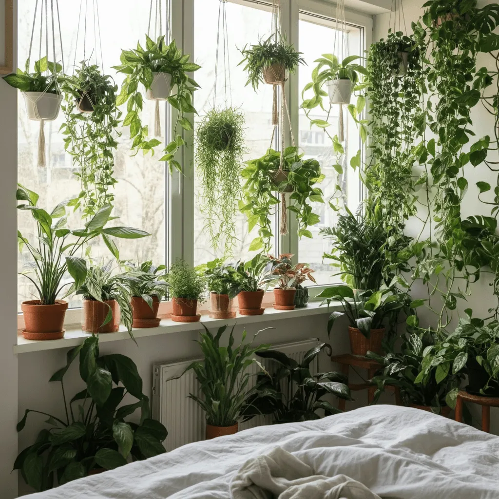Houseplants Forest Bedroom