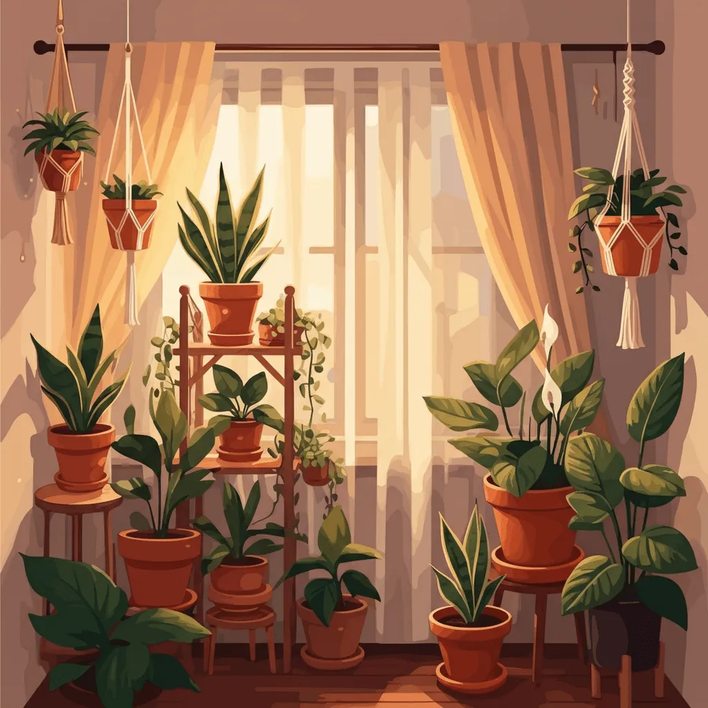 Houseplants in Bedroom