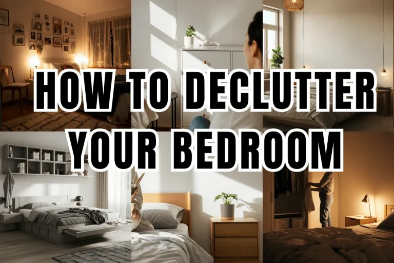 How to Declutter Your Bedroom