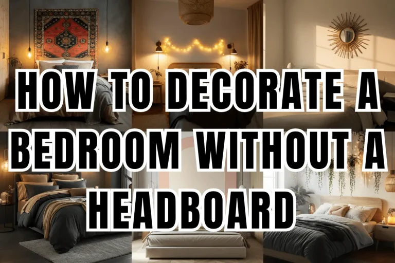 How to Decorate a Bedroom Without a Headboard 