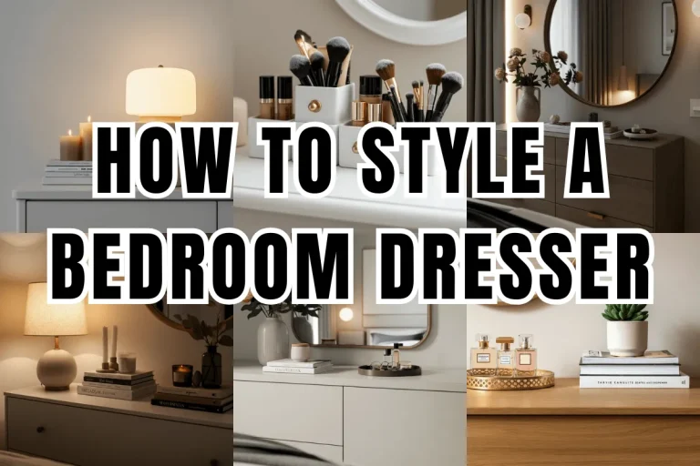 How to Style a Bedroom Dresser
