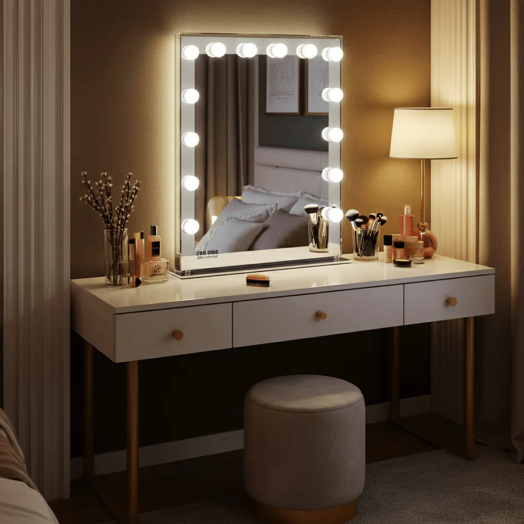 Illuminated Mirror Decor