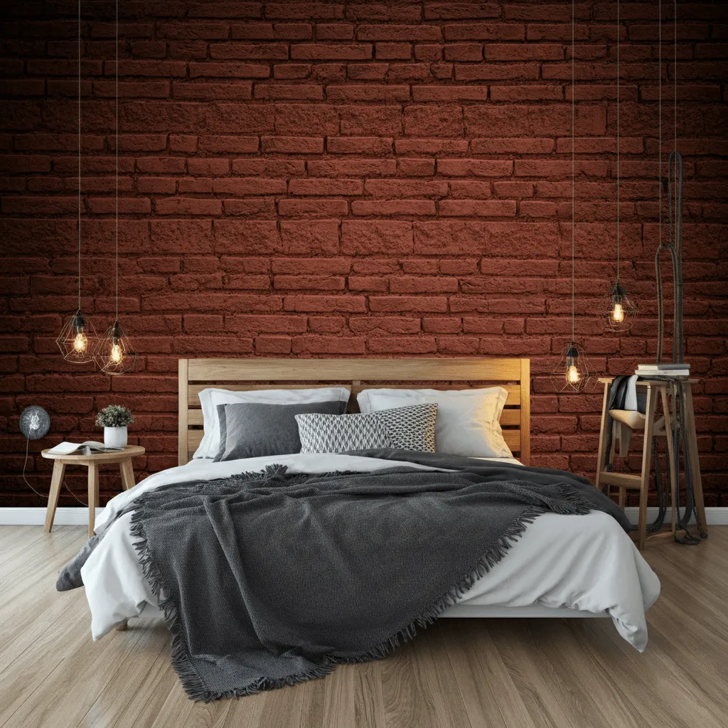 Industrial Brick Mural