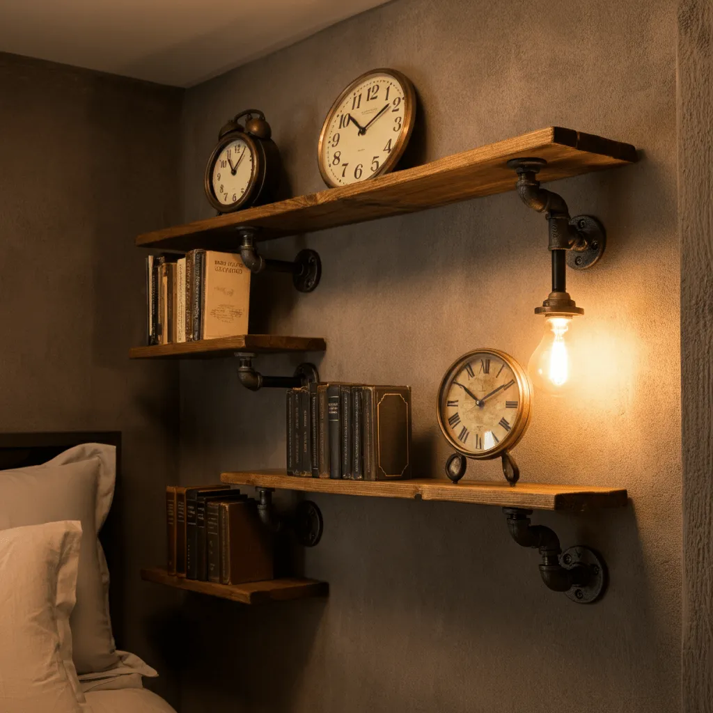 Industrial Pipe Shelving