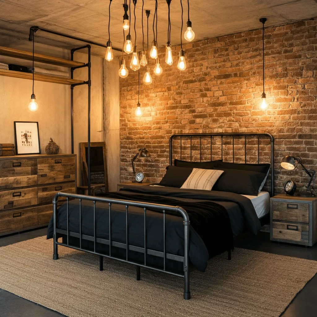 Industrial Style Bedroom