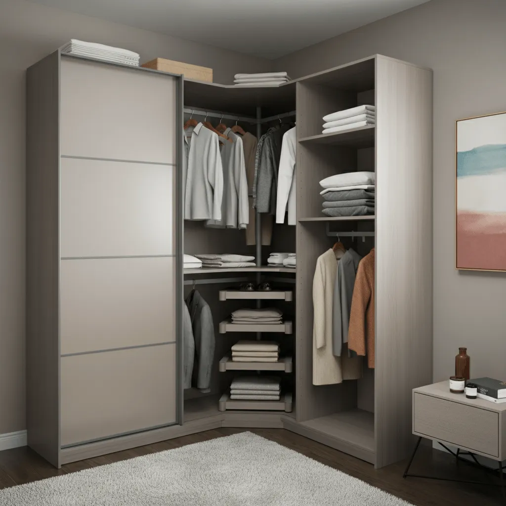 L-Shaped Wardrobe