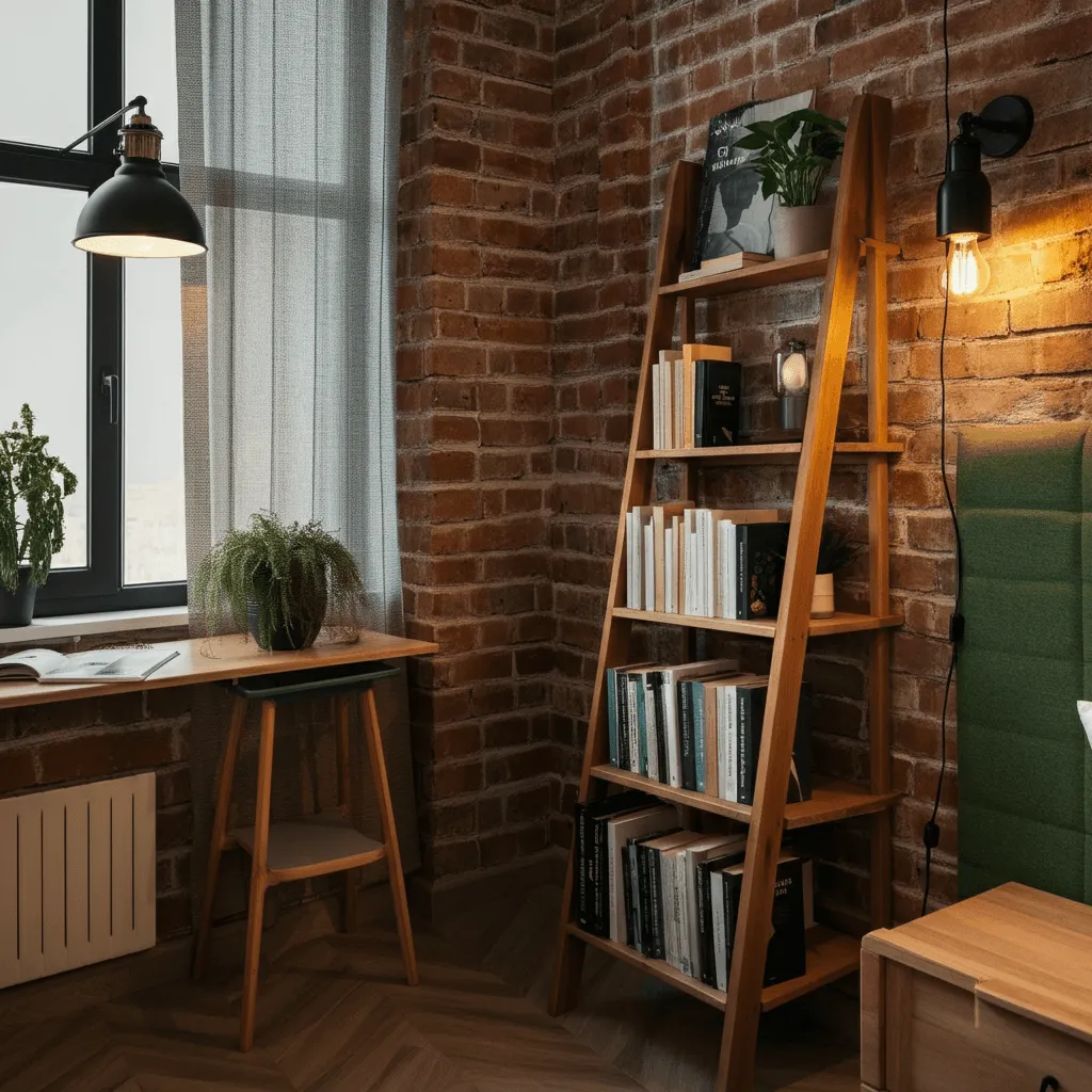 Ladder-Style Shelves