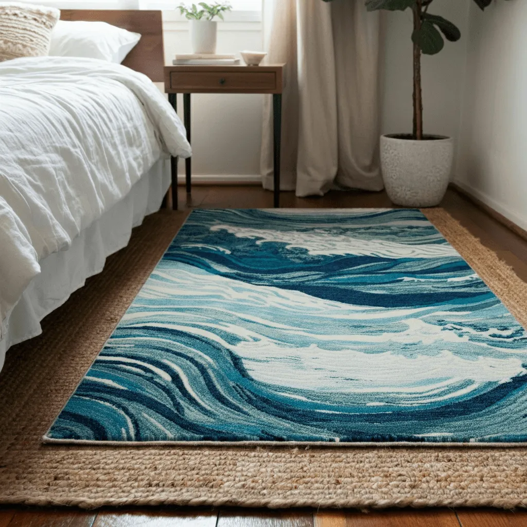 Layered Beachy Rugs