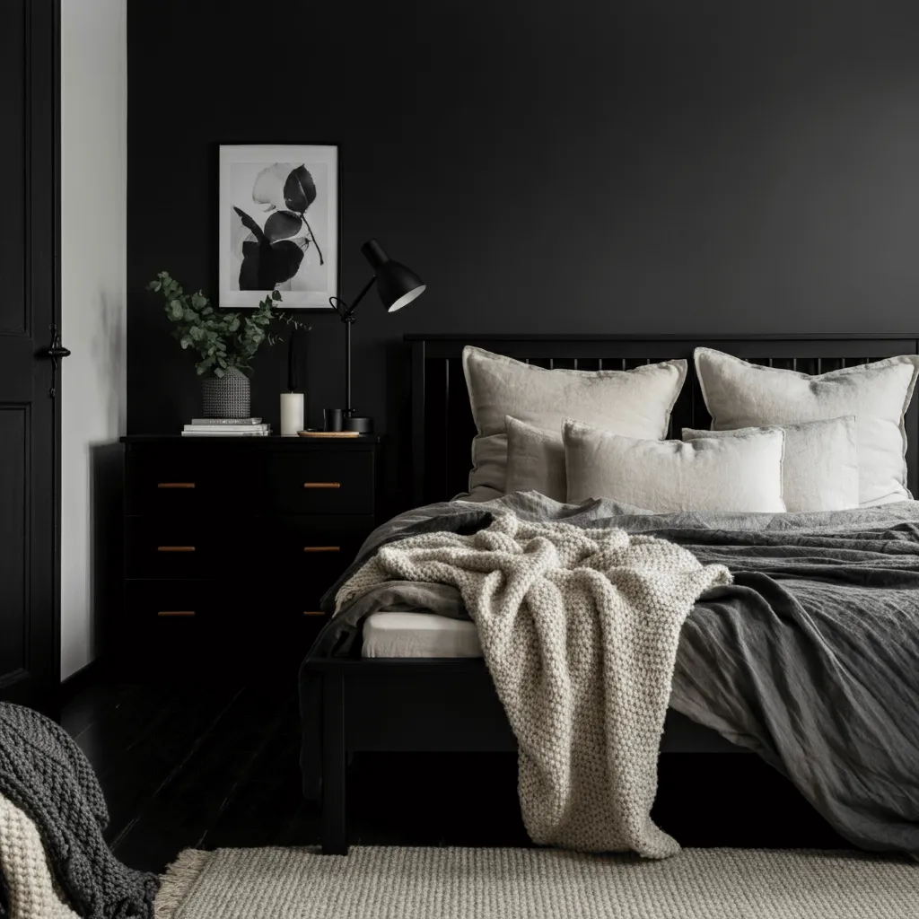 Layered Black and Neutrals