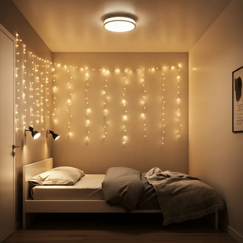 Layered Lighting Bedroom