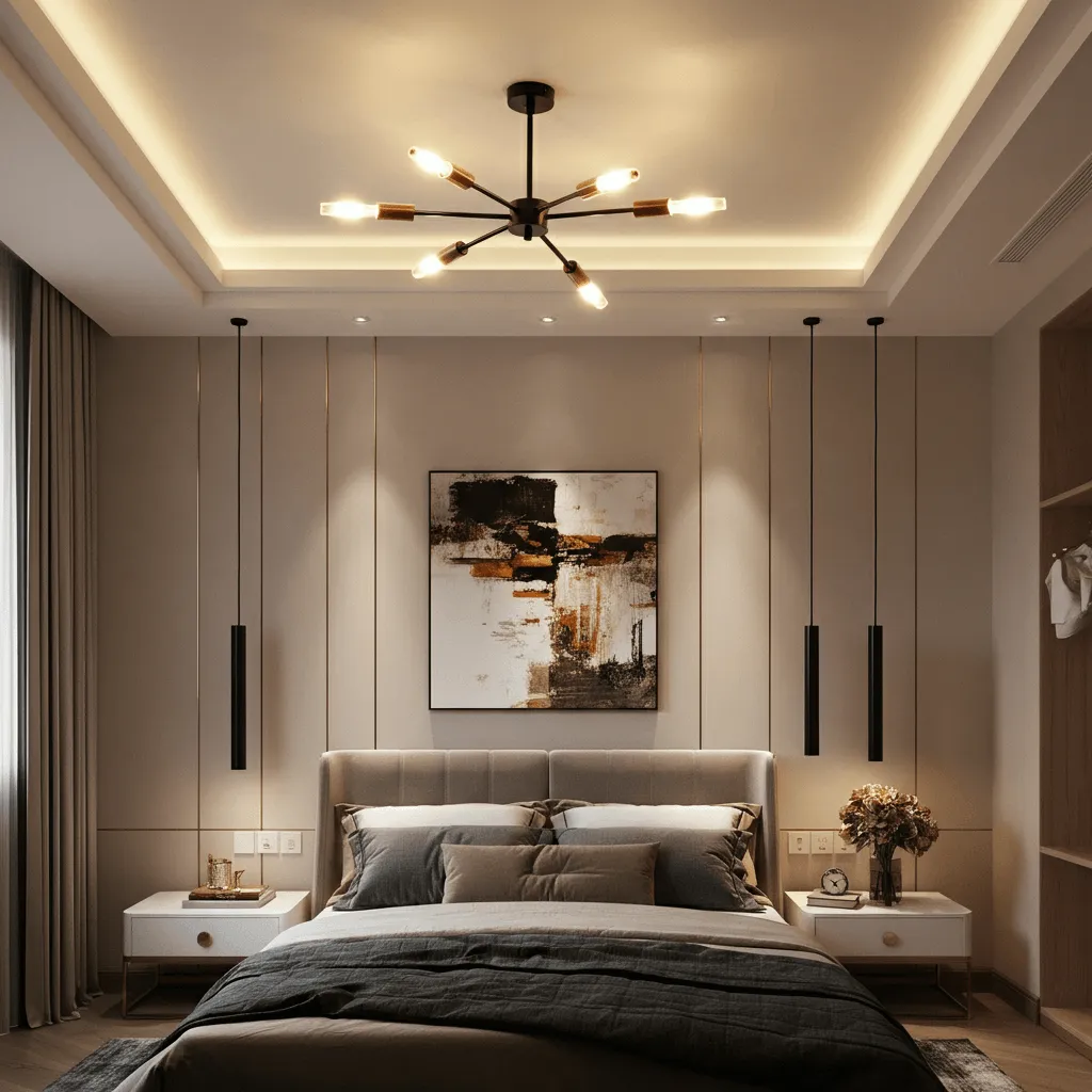 15 Stunning Bedroom Ceiling Ideas to Transform Your Space 10 Layered Lighting Features