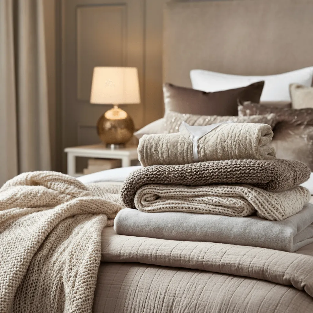 15 Cozy Bedroom Decor Ideas to Transform Your Space 2 Layered Soft Textiles