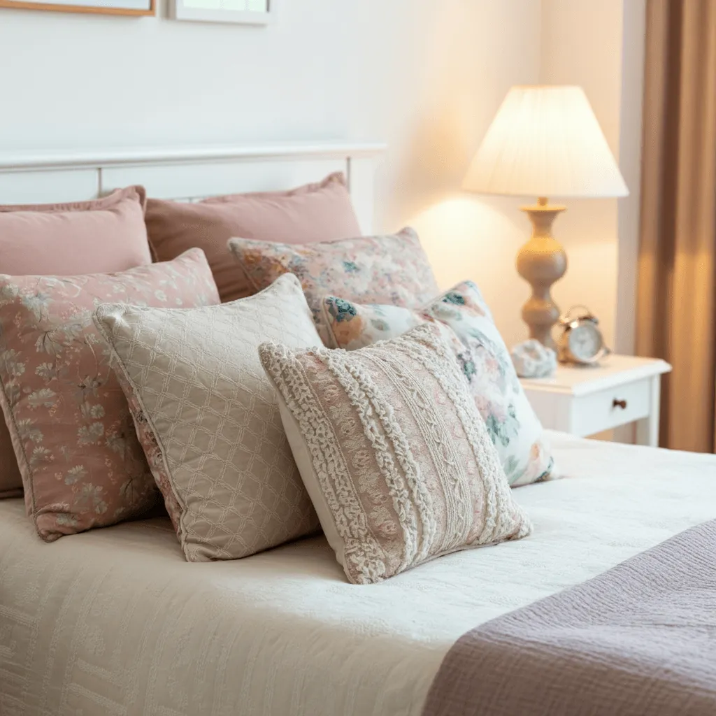 Layered Throw Pillows