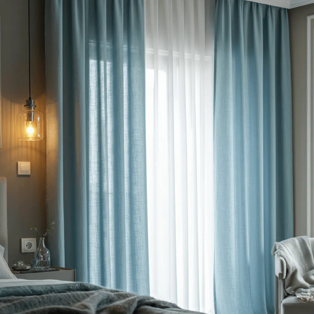 Light Blue Curtains