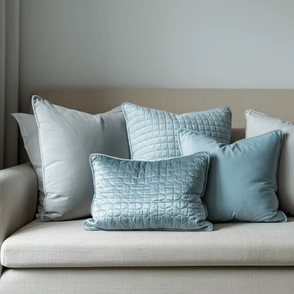 Light Blue Throw Pillows