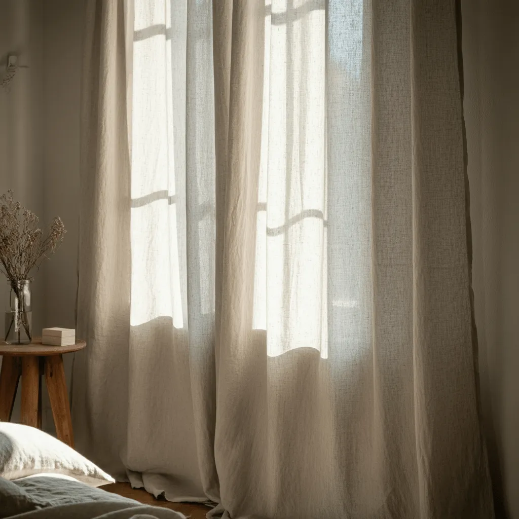 15 Cozy Bedroom Decor Ideas to Transform Your Space 6 Light Flowing Curtains