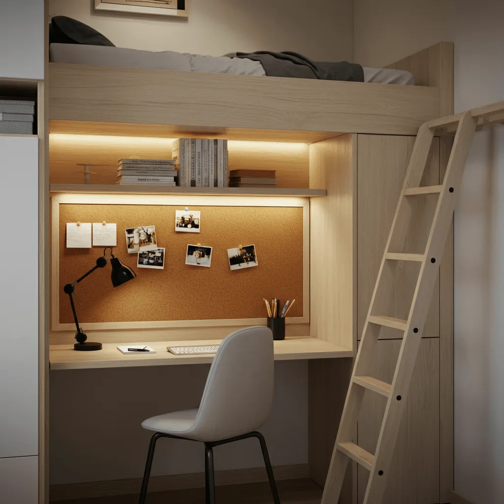 15 Home Office in Bedroom ideas That Feel Spacious & Chic 10 Loft Bed with Desk
