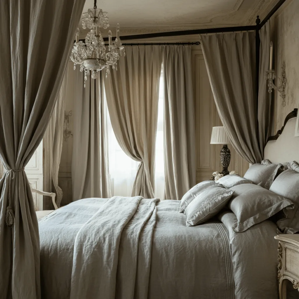 Luxurious Fabrics Layering