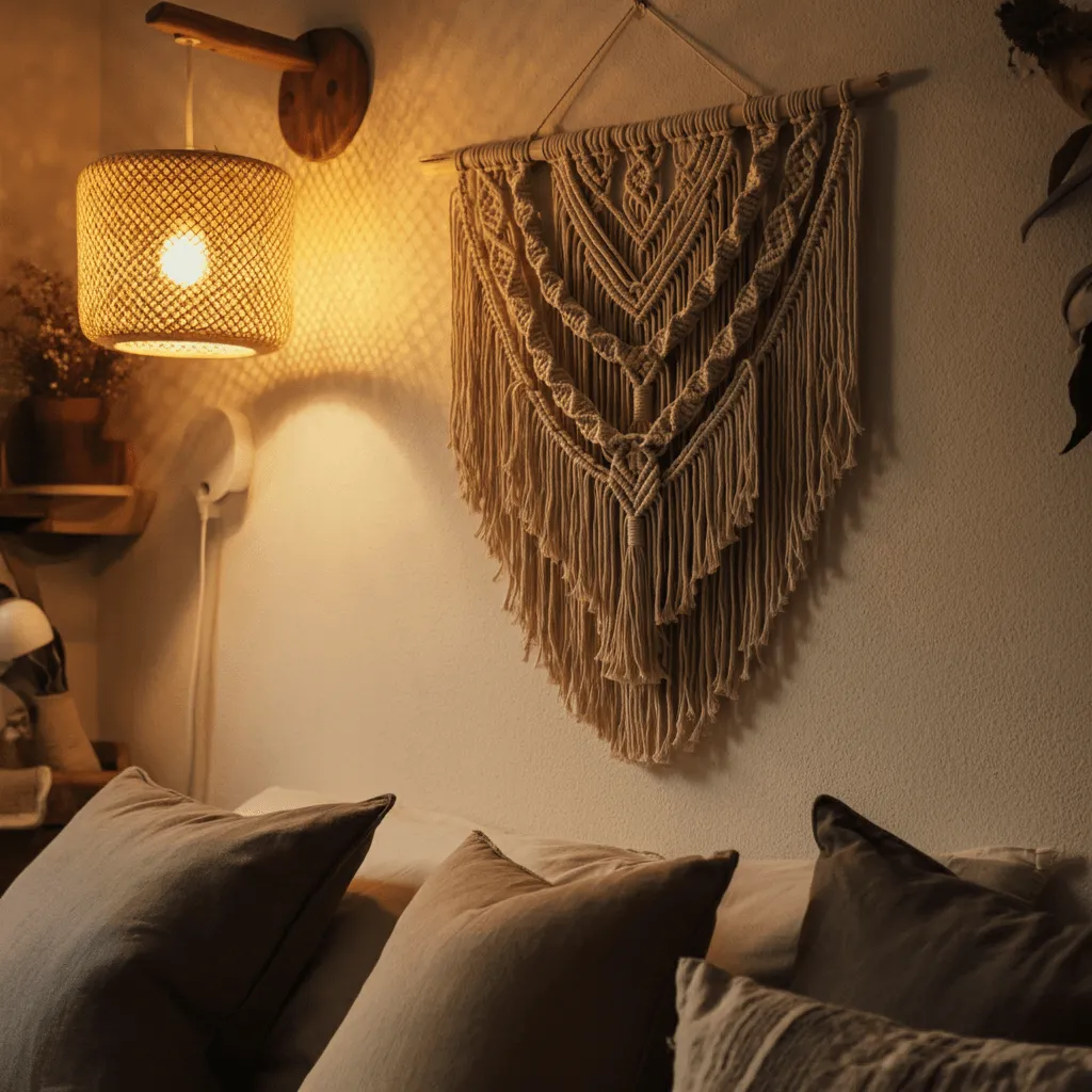 Charming Farmhouse Bedroom Wall Decor Ideas to Try Now 13 Macramé Wall Hanging