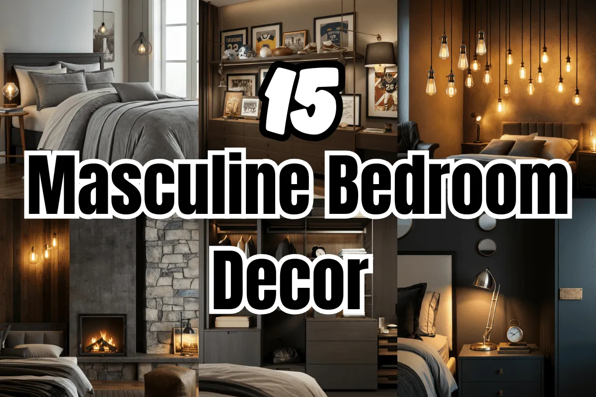 Masculine Bedroom Decor