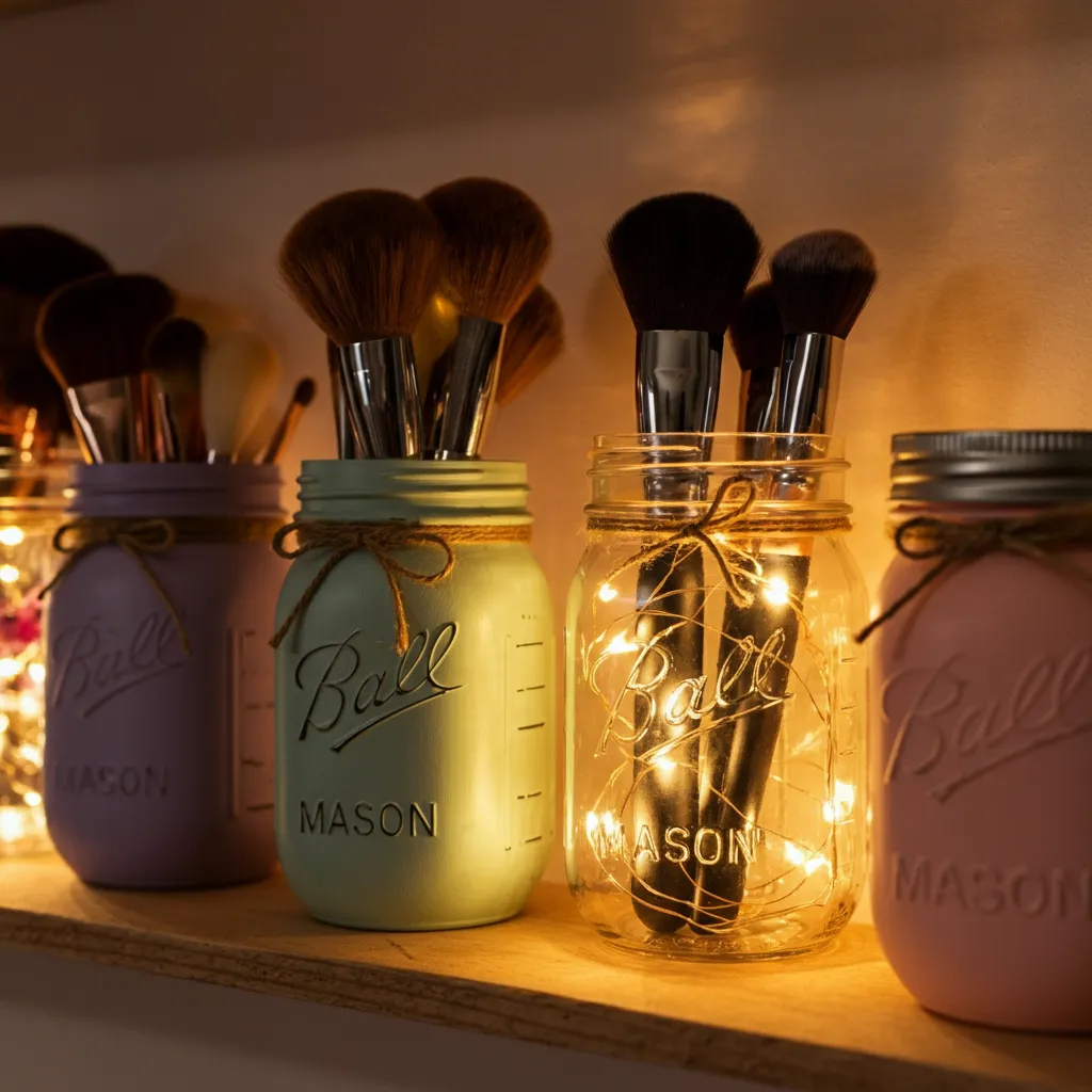 Mason Jar Storage