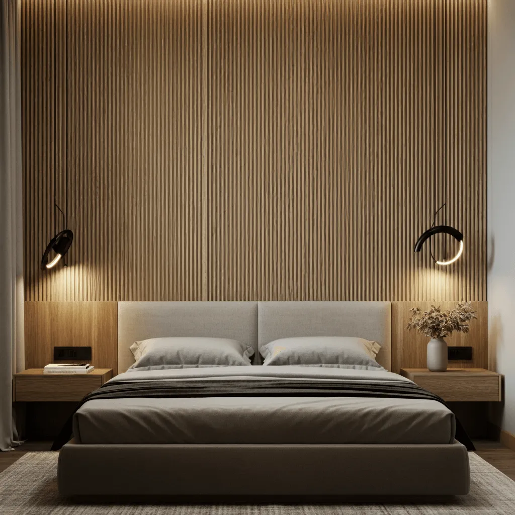 Matchstick Panelling Bedroom