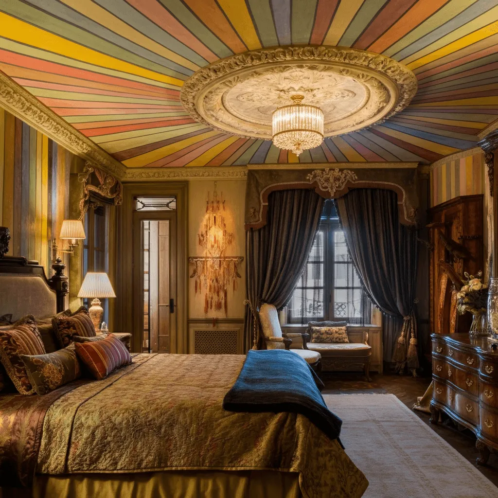 Maximalist Ceiling Design