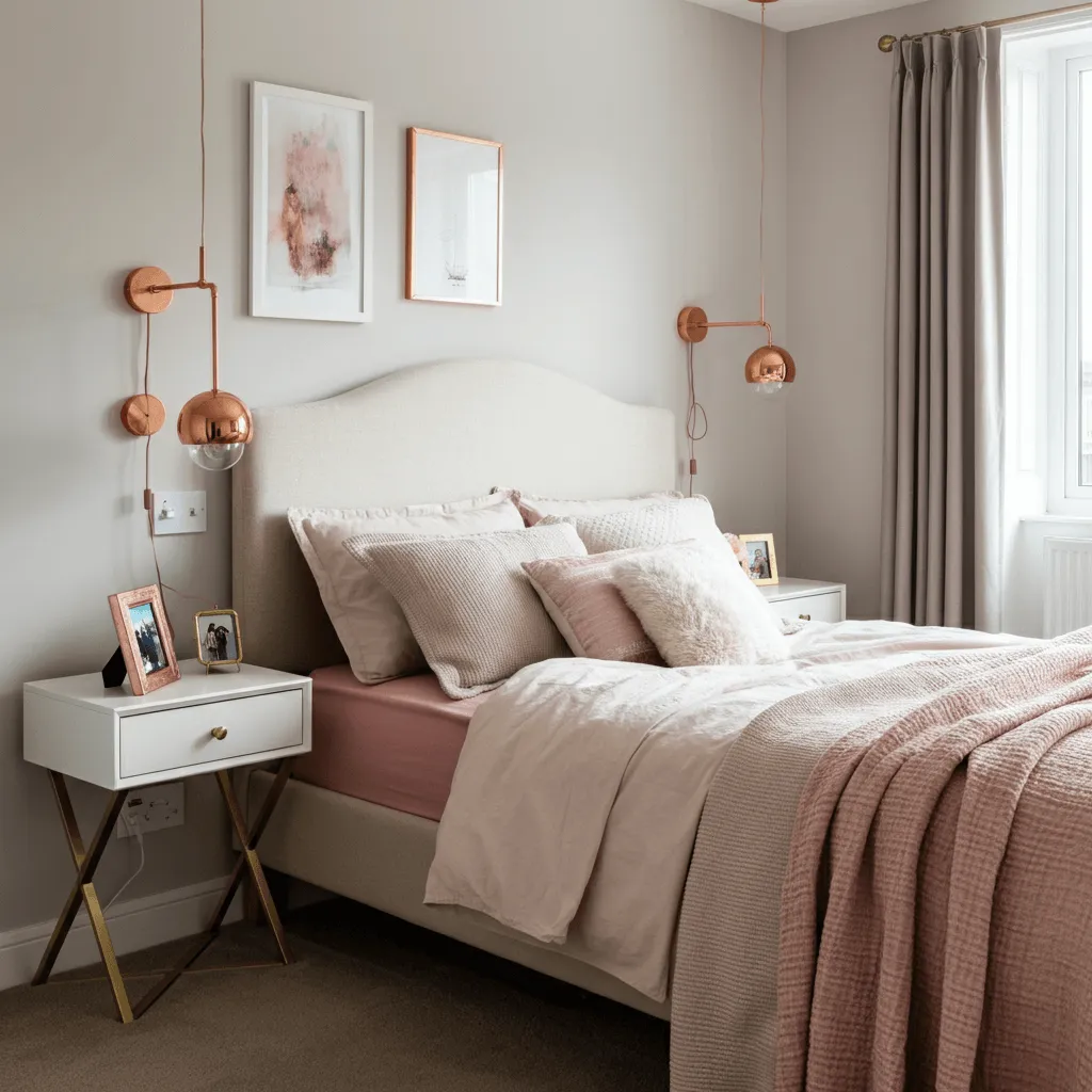 Metallic Accents Bedroom