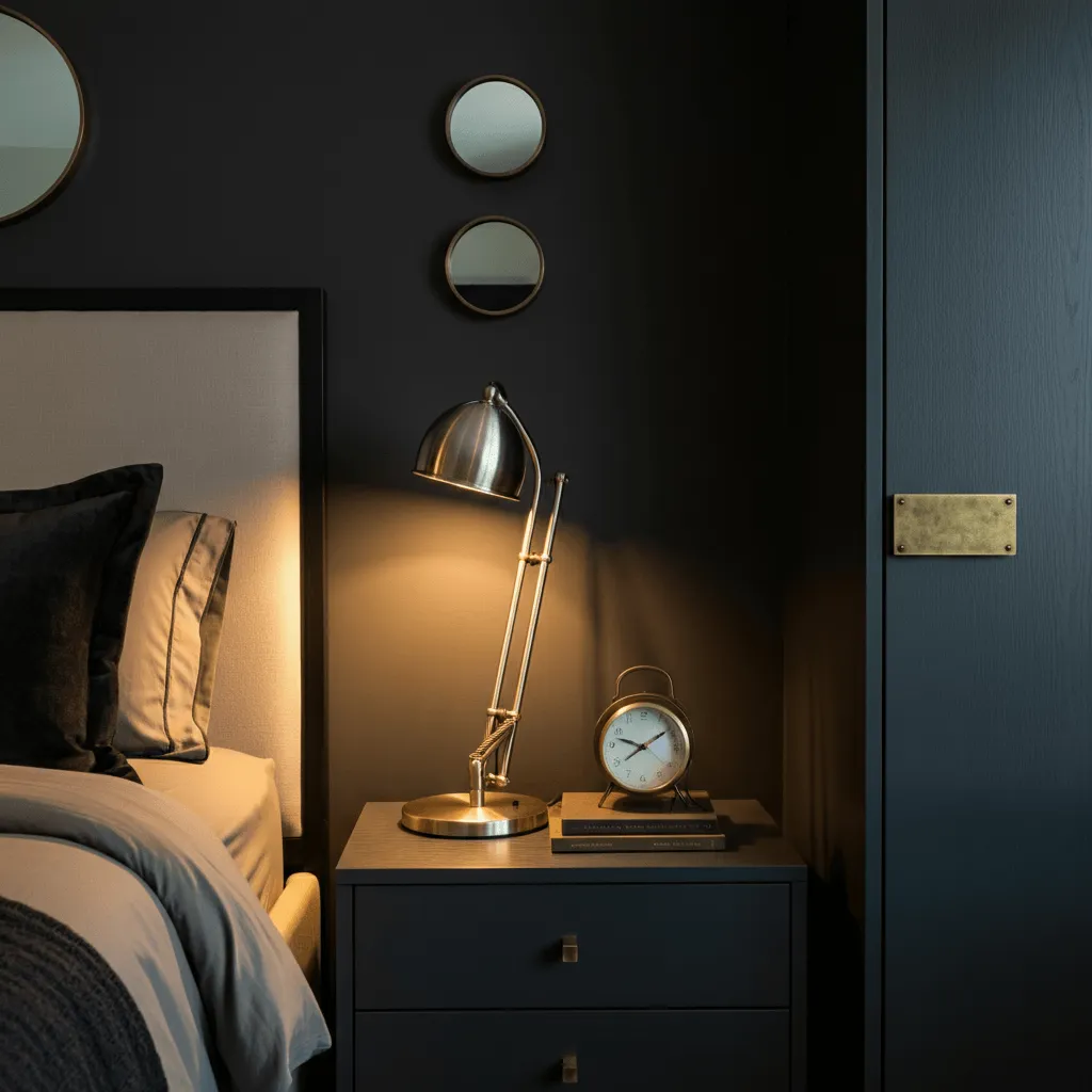 Metallic Accents Bedroom