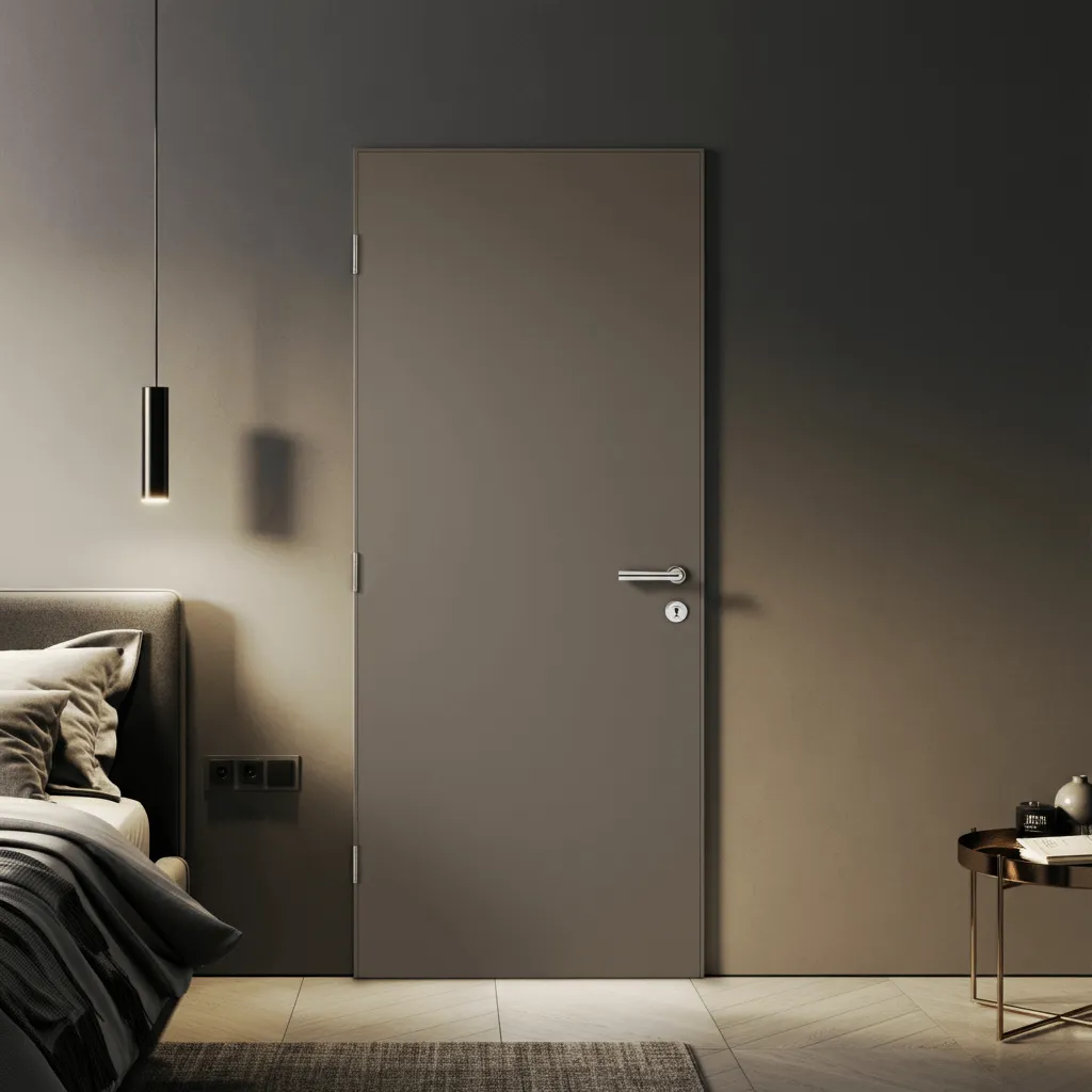 These Bedroom Door Designs Are So Stylish, They Steal the Spotlight 11 Minimalist Flush Doors