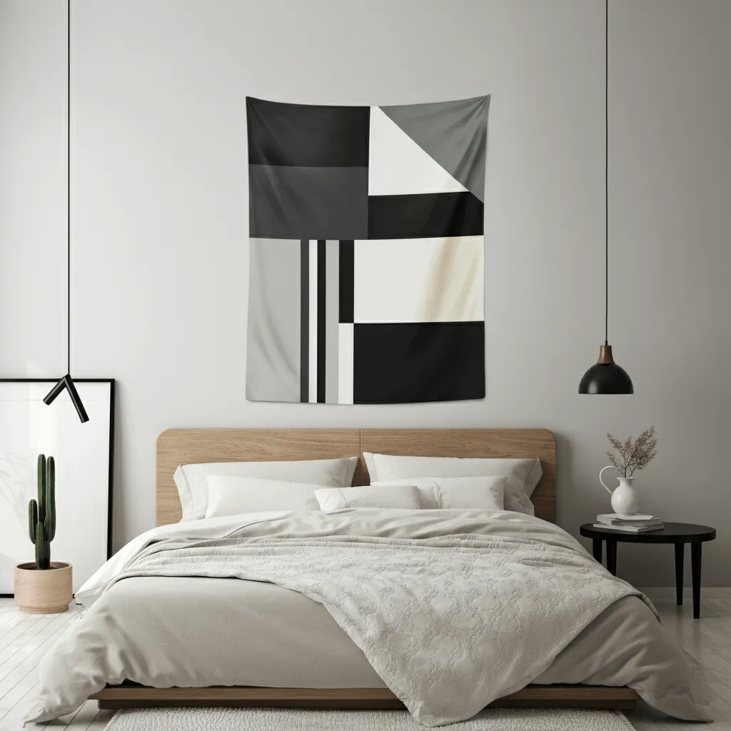 Minimalist Geometric Tapestry