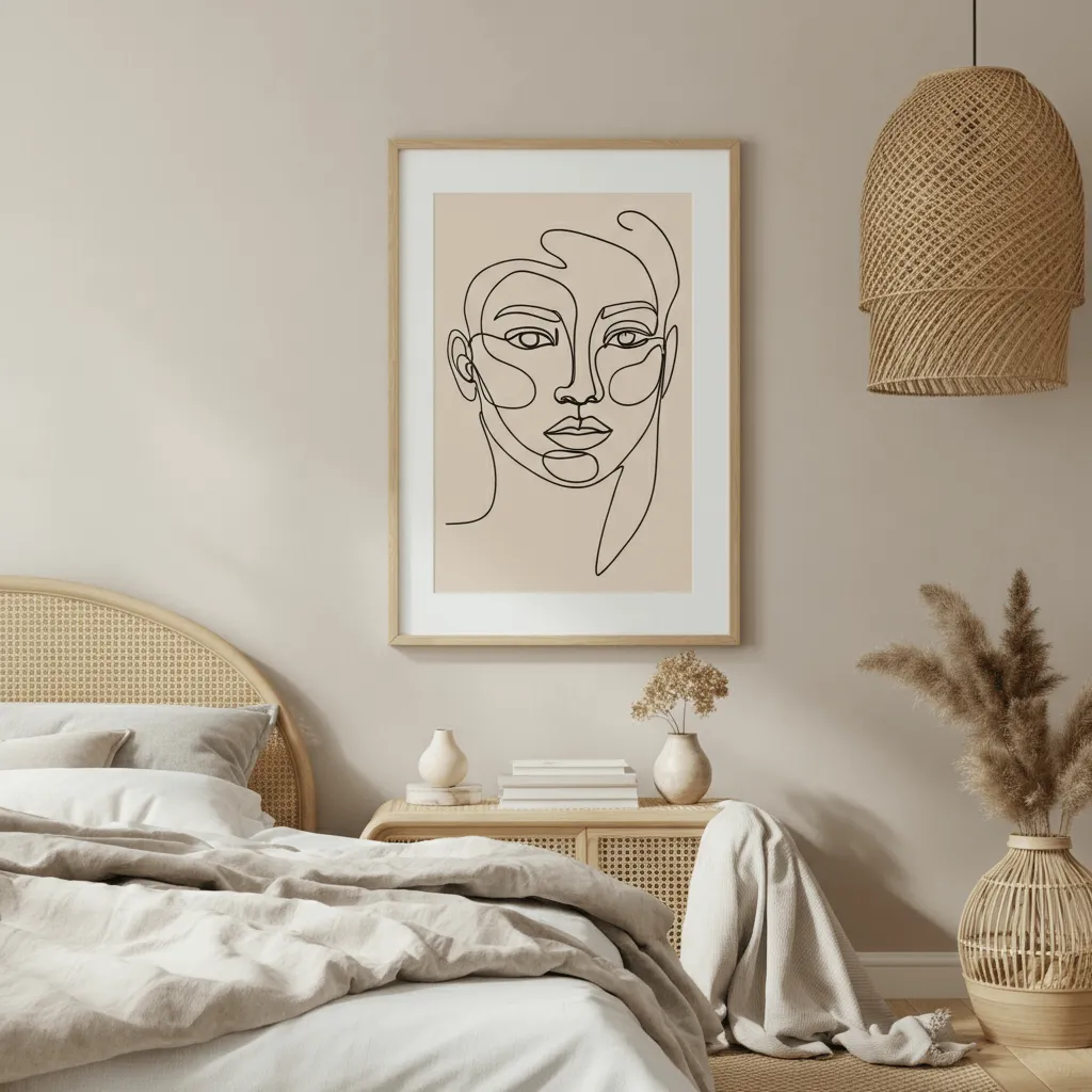 Minimalist Line Art Poster