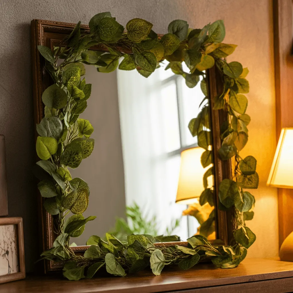 Mirror Frames with Greenery