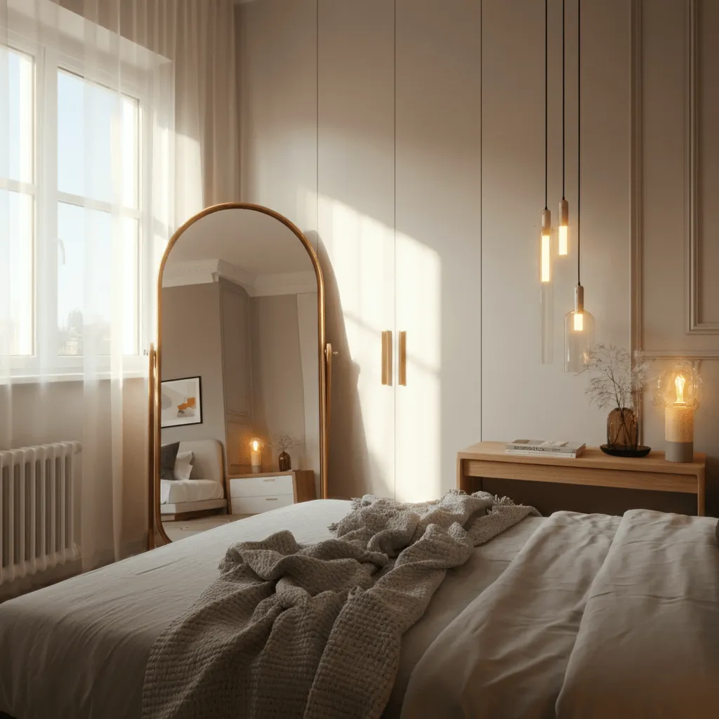 Mirror Reflecting Sunlight