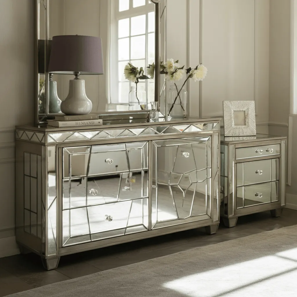 Mirrored Art Deco Furniture