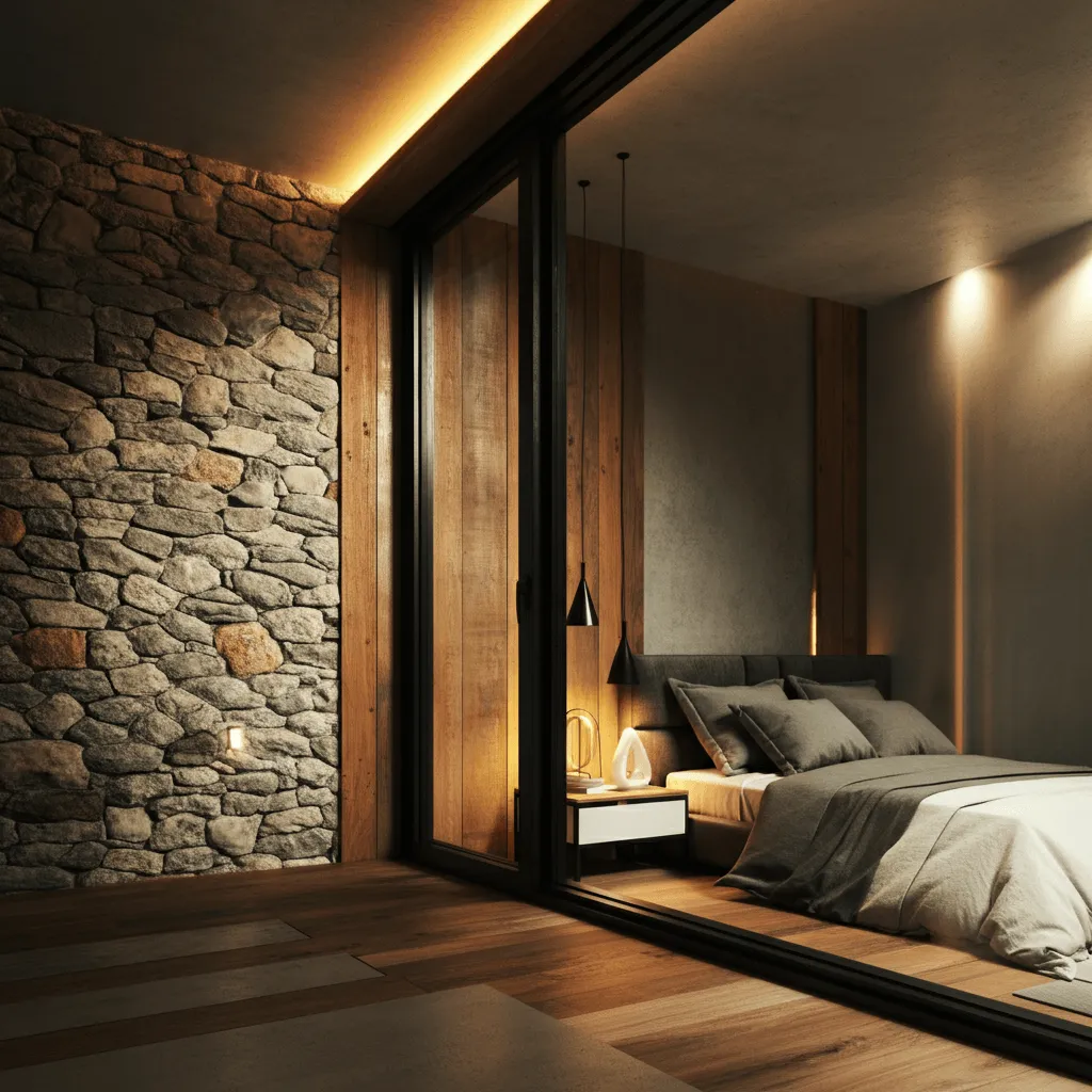 10 Stunning Bedroom Elevation Ideas for Modern Homes 10 Mixed Material Facade