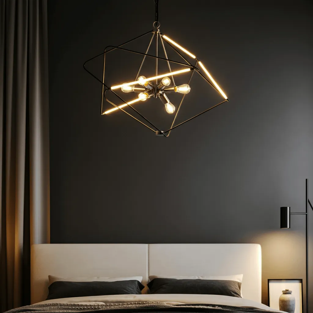 Modern Chandelier Bedroom