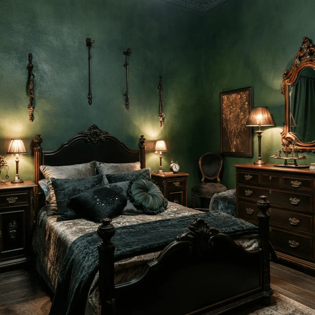 Moody Color Palette Walls