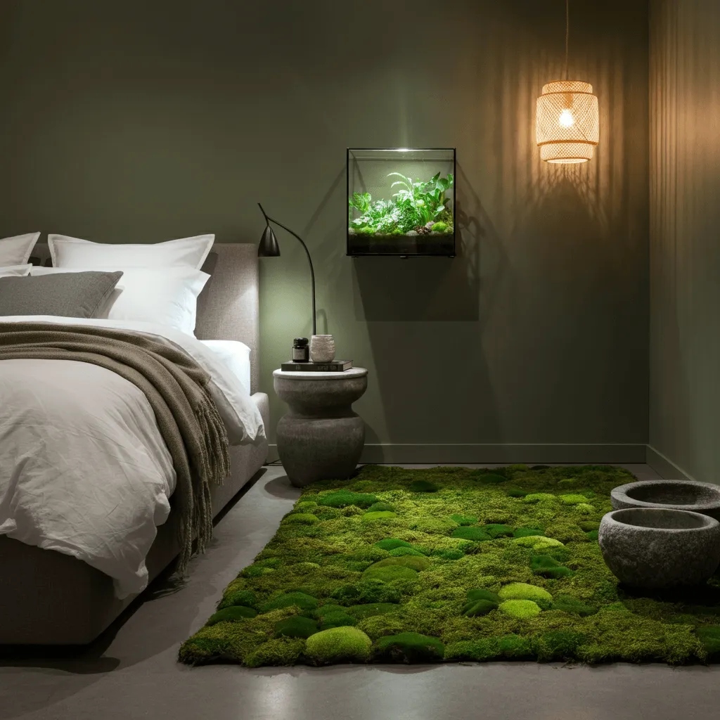 Moss and Stone Decor