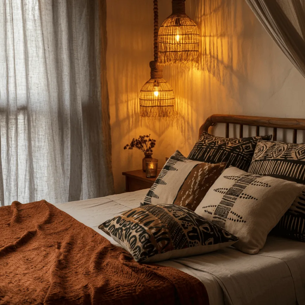 Mudcloth-Inspired Pillows 